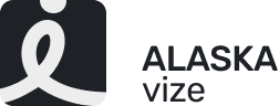 Alaska vize logo black